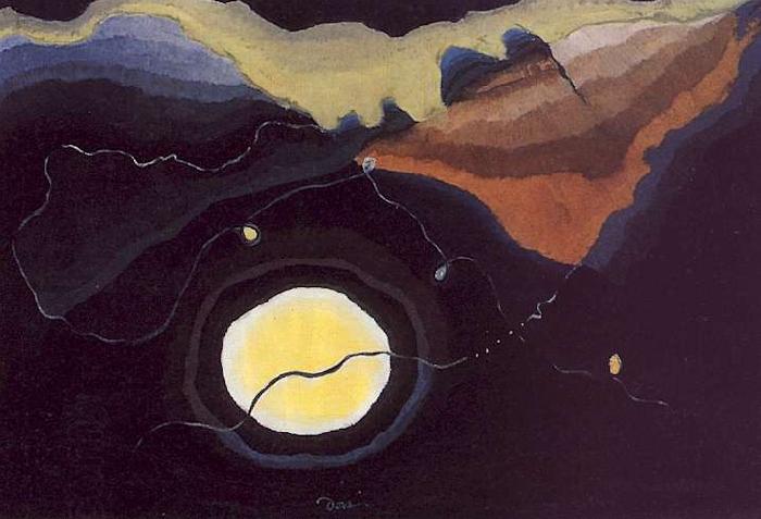 Arthur Dove Me and the Moon oil painting picture